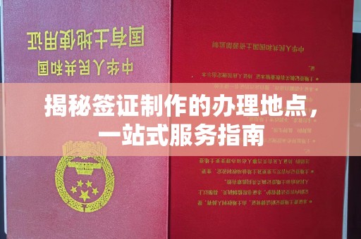 武山揭秘签证制作的办理地点，一站式服务指南