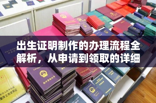 武山出生证明制作的办理流程全解析，从申请到领取的详细指南