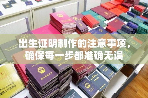 武山出生证明制作的注意事项，确保每一步都准确无误