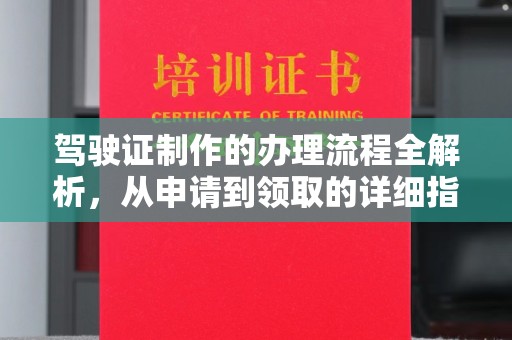 武山驾驶证制作的办理流程全解析，从申请到领取的详细指南