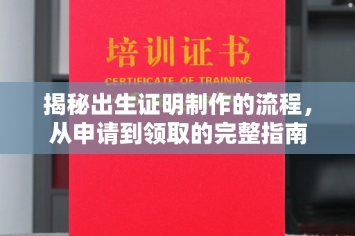 武山揭秘出生证明制作的流程，从申请到领取的完整指南