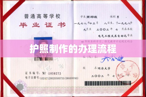 武山护照制作的办理流程